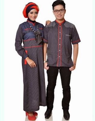 25 Model Baju Muslim Couple Zoya Gamis dan KoKo Terbaru 