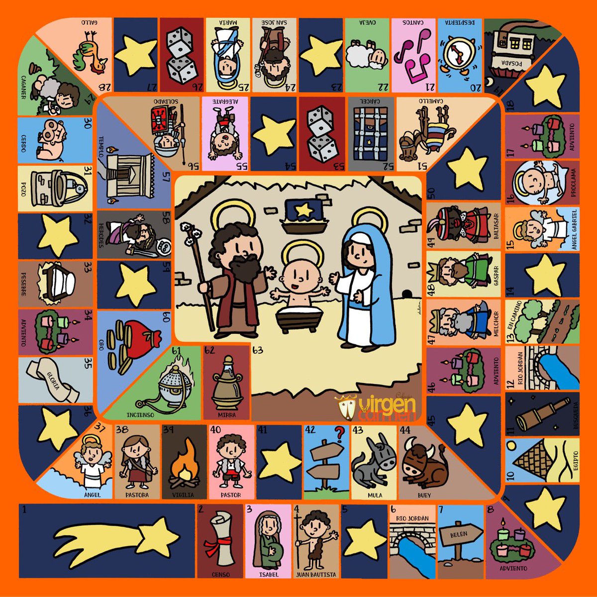 RELIEDUCANDO Juego de estrella a estrella