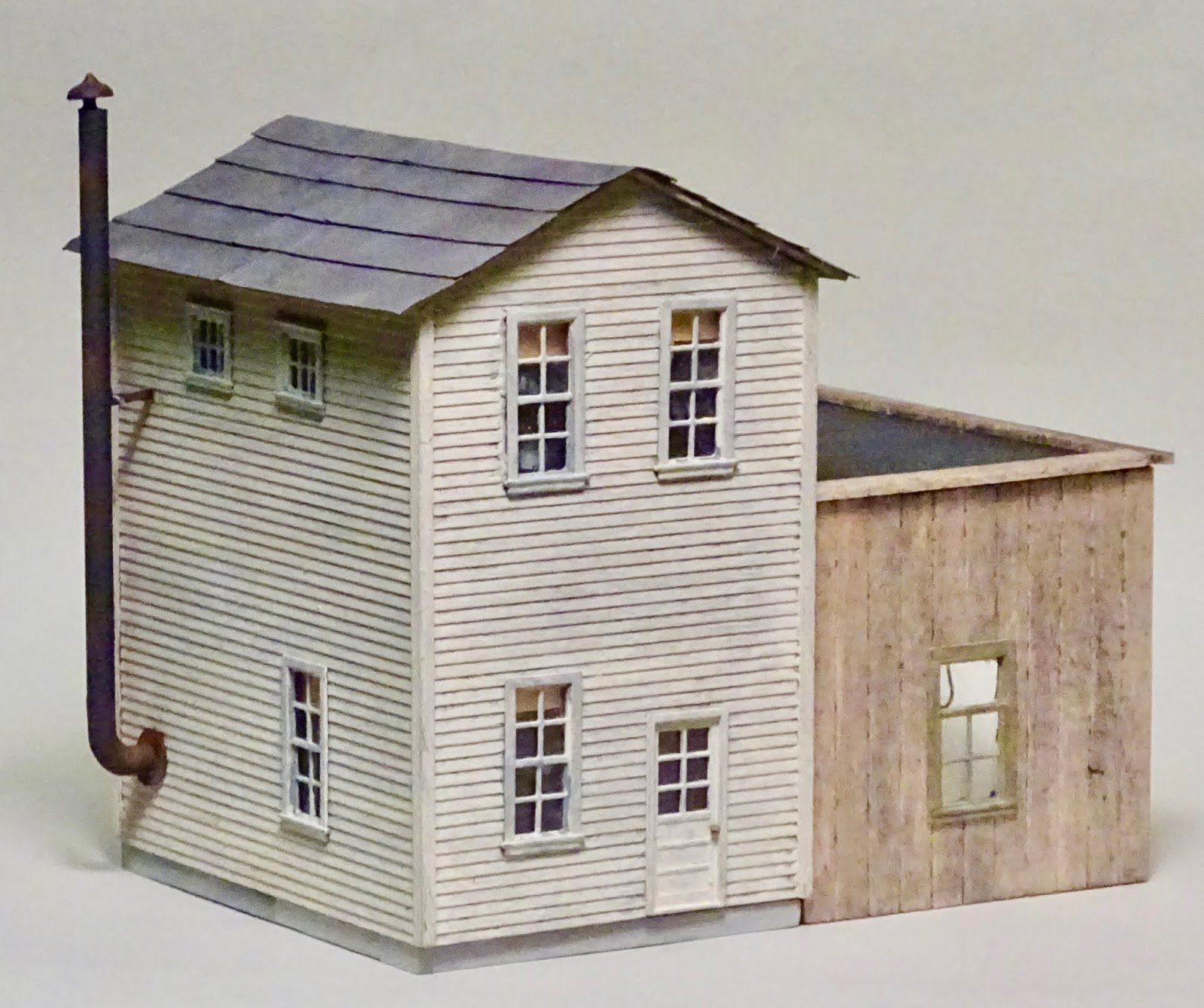 Model Railroad Minutiae Wagon repair shop model start