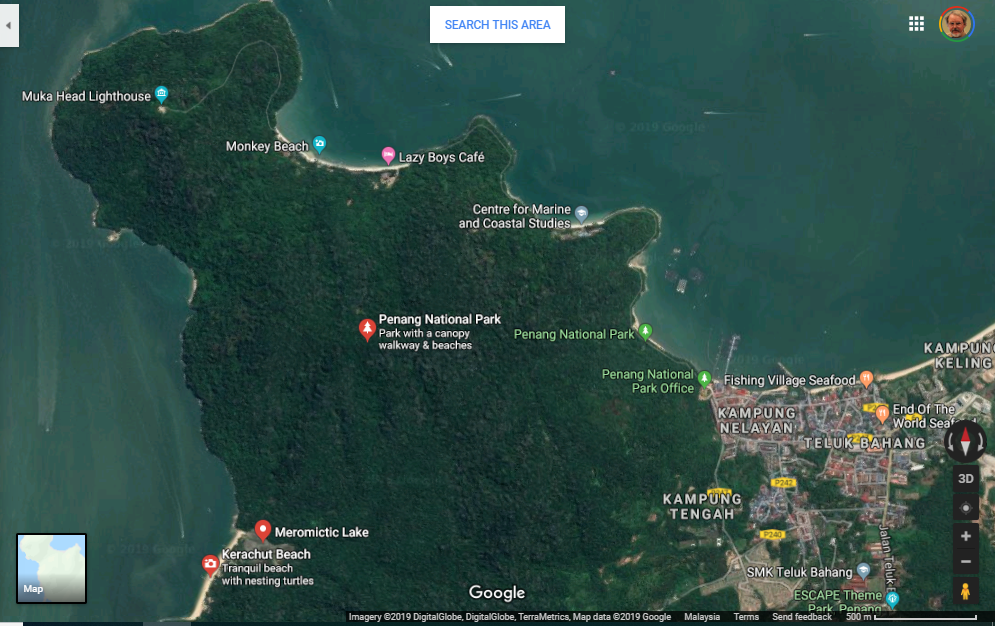Penang National Park Map Hiking In Penang: Easy Walk To Kerachut Beach And The Meromictic Lake In Penang  National Park