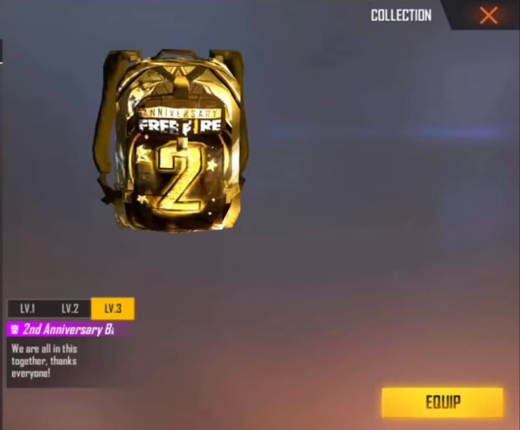 All Backpack Skins in Free Fire Free Fire All Backpack Skins