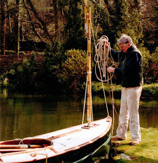 Martin Neville with his Humber Yawl in the Cotswolds