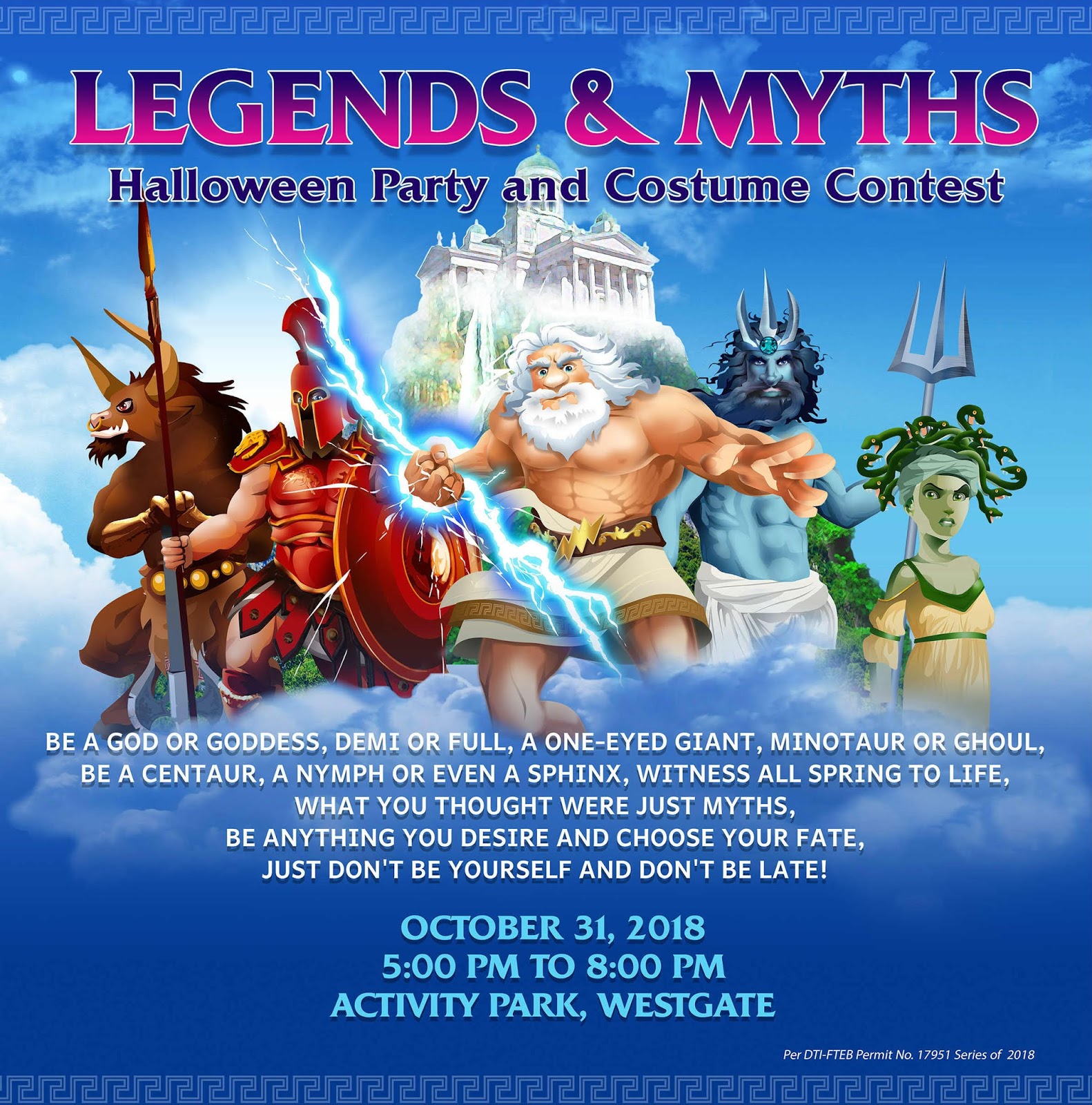 2018 WESTGATE HALLOWEEN PARTY LEGENDS AND MYTHS Mermaid in Stilettos