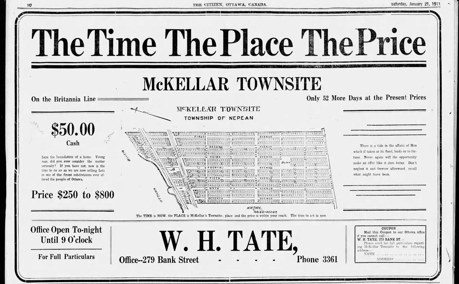 The Kitchissippi Museum The McKellar Golf Course Part One (McKellar