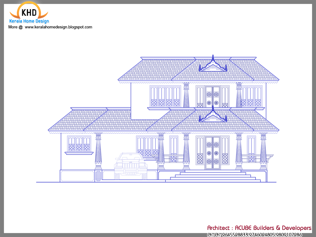  Kerala  Style Traditional House  Kerala  home  design  and 