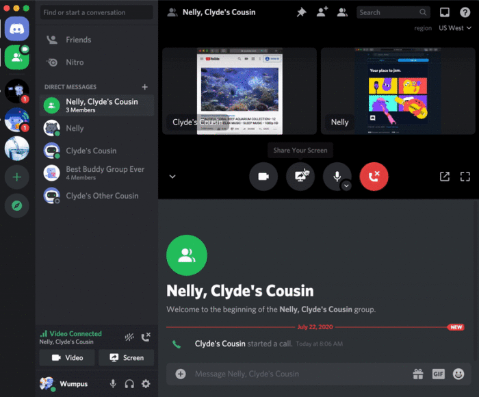 Hoe Share en Voice Chat tegelijkertijd op Discord te screenen