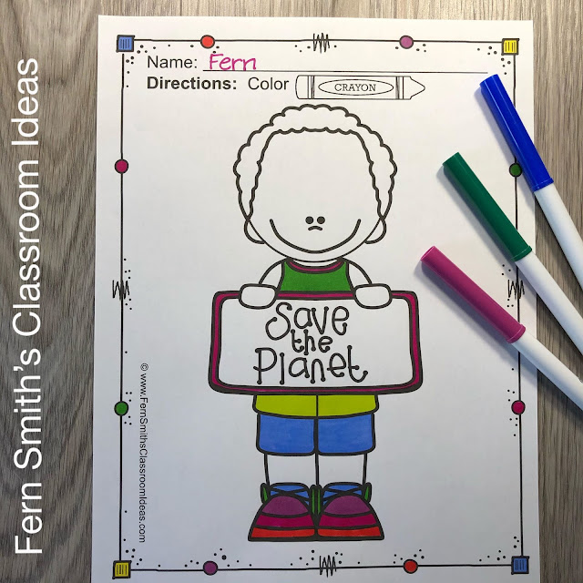 Earth Day Coloring Pages - 28 Pages of Earth Day Coloring Book Fun