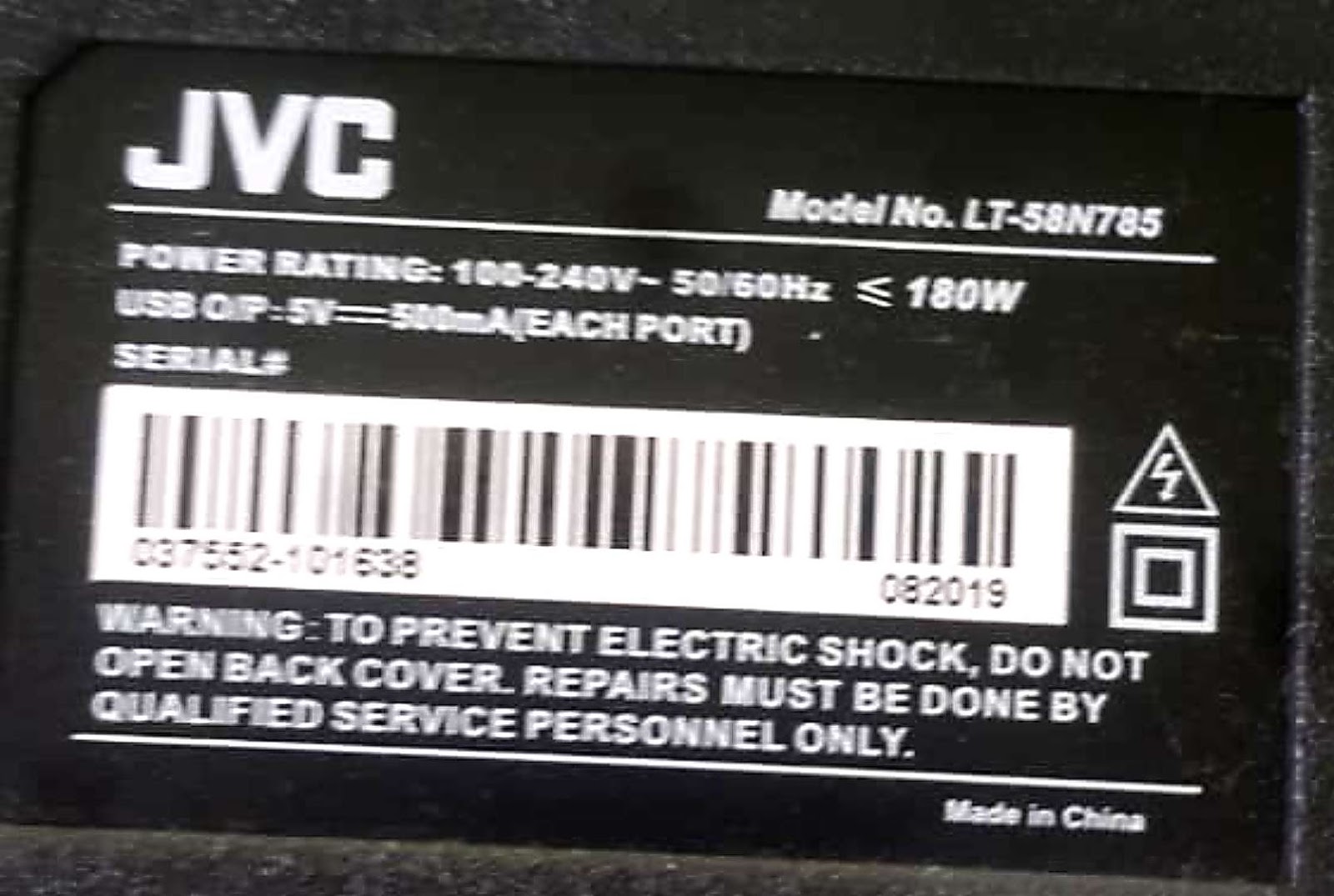 JVC LED TV