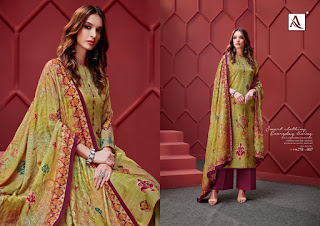 Alok Suits Ikat Silk Digital Printed Salwar Kameez Collection In Wholesale Rate