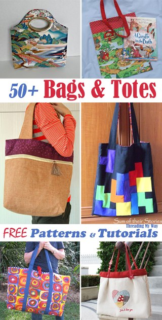 Threading My Way: 50+ FREE Bag & Tote Patterns & Tutorials