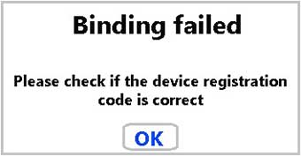 Failed to bind to address