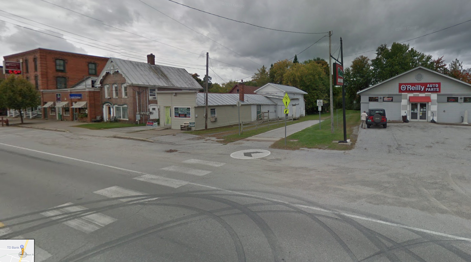 Central Vermont Railway Main Street, Enosburg Falls, Vermont 1941