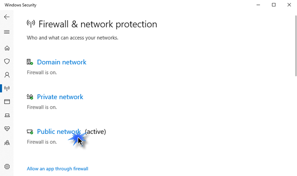 Windows Defender Firewall in- of uitschakelen 1