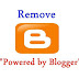 Remove Powered By from Blogger in very Easy Way