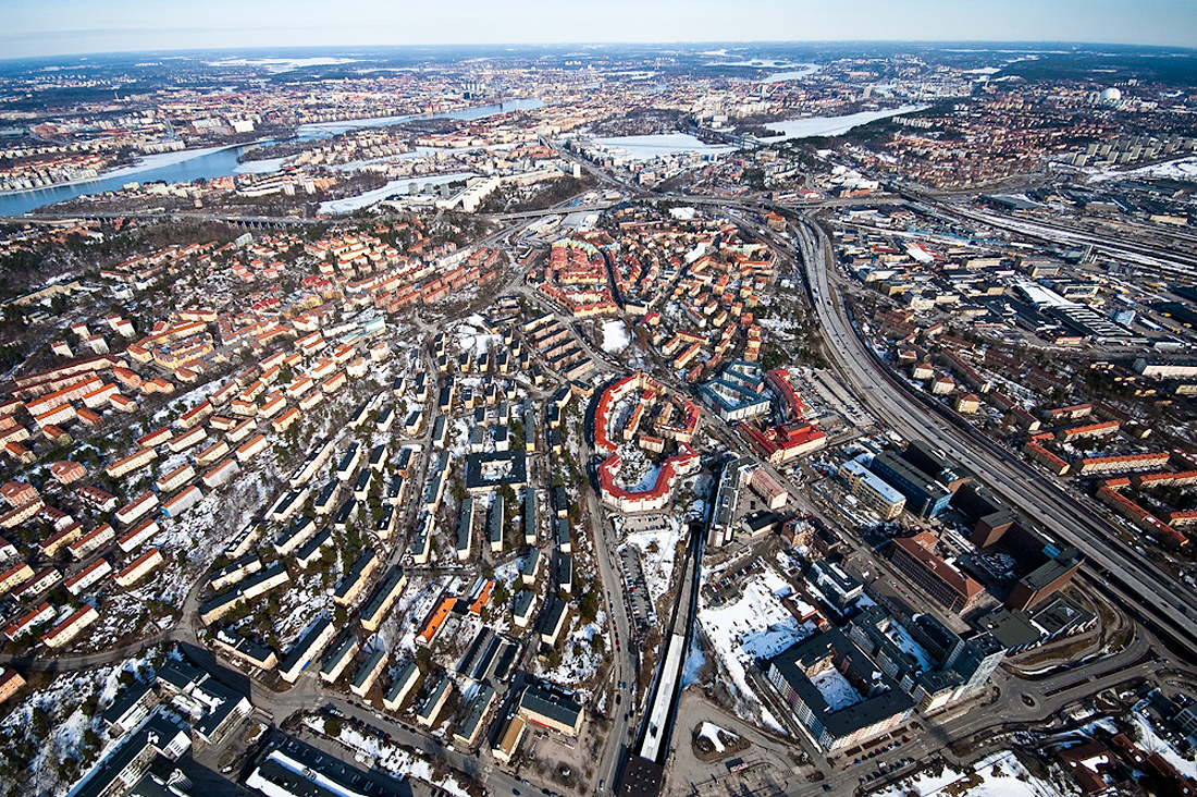 Stadsutvecklingen: Stockholm från ovan