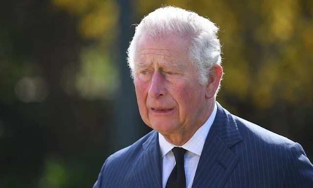 The Prince of Wales and The Duchess of Cornwall have visited Marlborough House Gardens in Westminster. memory of The Duke of Edinburgh