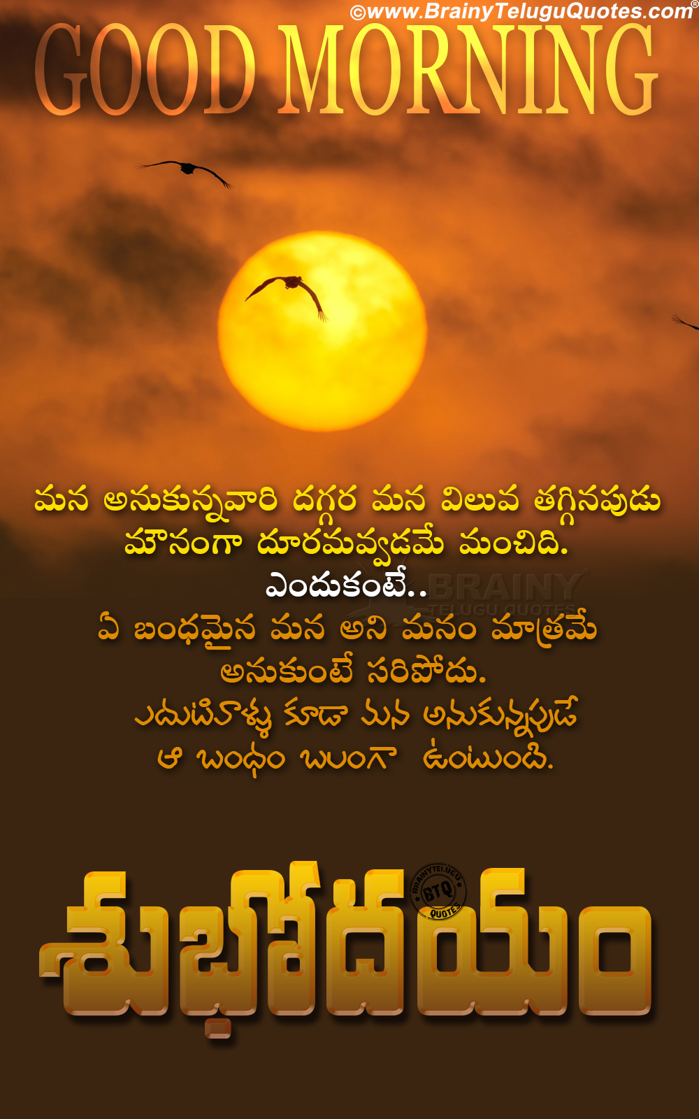 Good Morning Telugu Relationship Quotes Hd Wallpapers For Whats App Sharing Brainyteluguquotes Comtelugu Quotes English Quotes Hindi Quotes Tamil Quotes Greetings