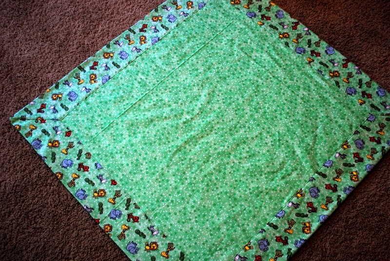 Sunshine and a Summer Breeze: Flannel Baby Blanket