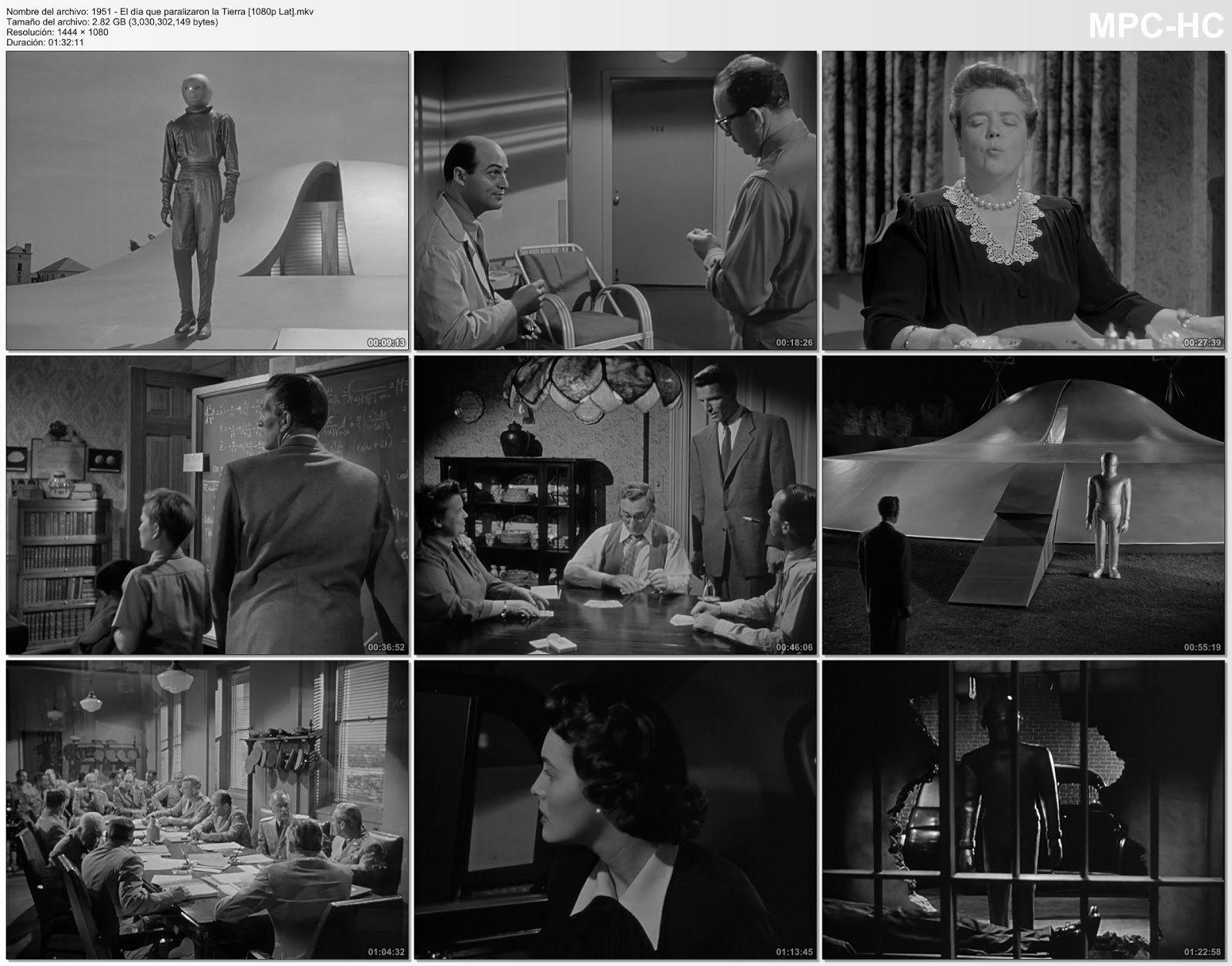 El día que paralizaron la Tierra (1951)|1080p|Lat
