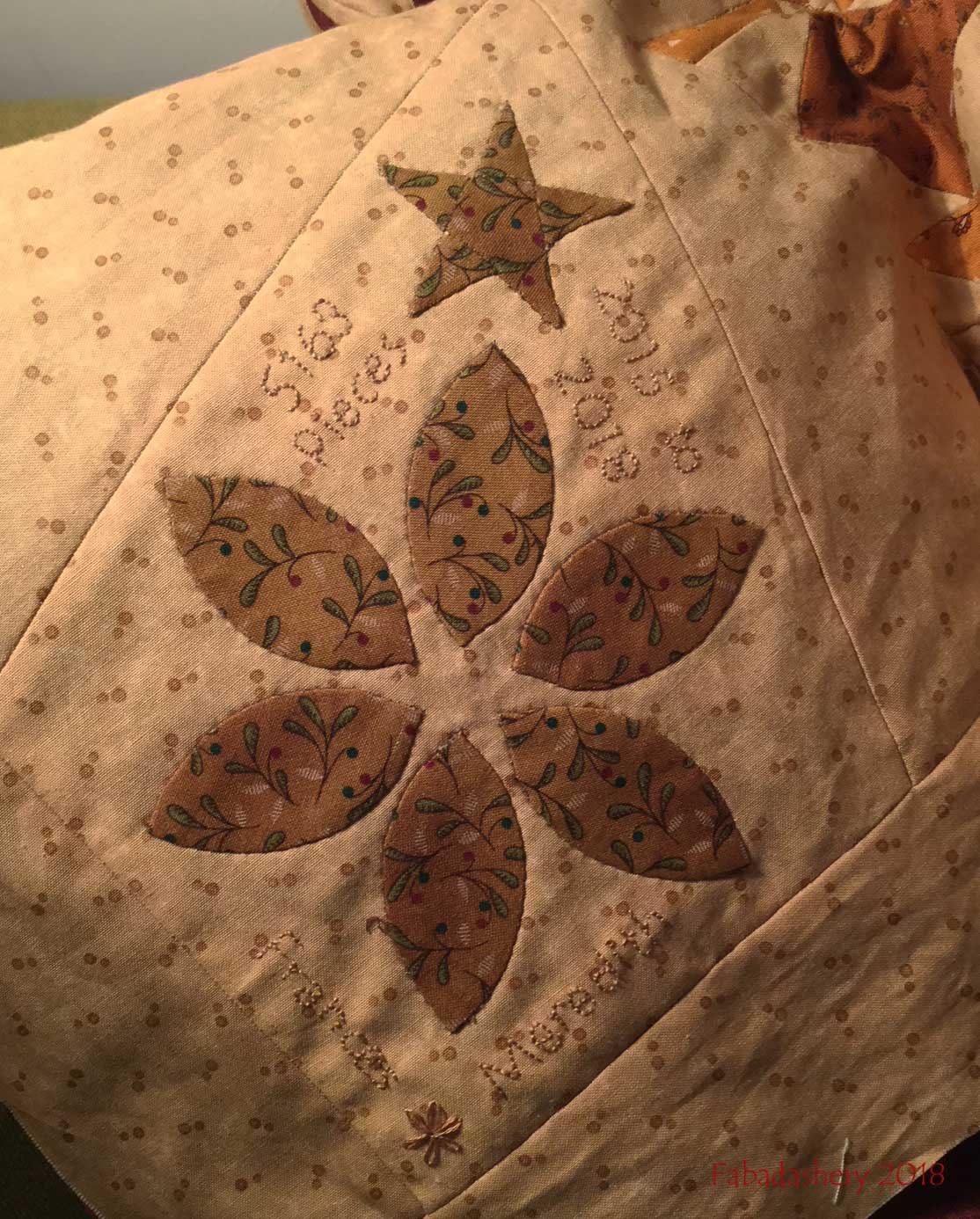 Fabadashery Dear Jane Quilt