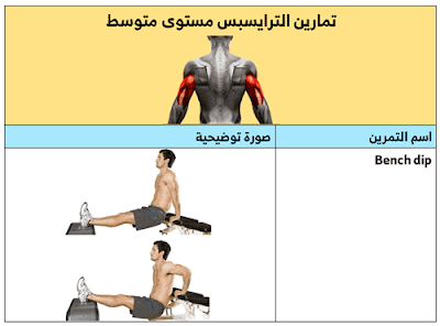 تمارين الترايسبس