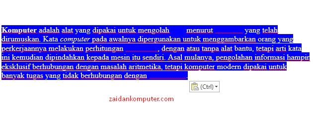 Cara Gampang Menghilangkan Warna Background Tulisan Hasil Copy Paste Di Microsoft Word Zaidan Komputer Blog Komputer Dan Laptop