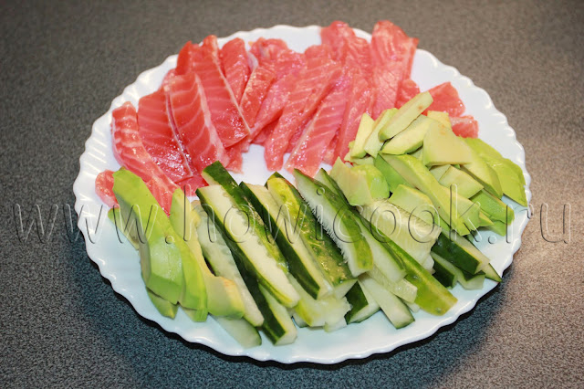 рецепт суши с черной икрой с пошаговыми фото