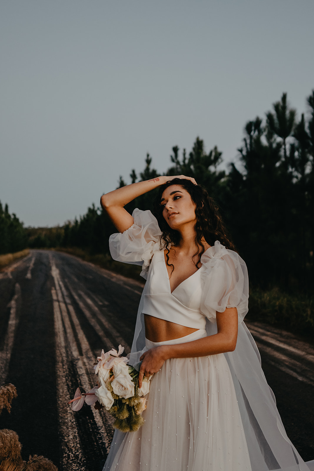 on the aisle blog | indie bride style sunshine coast qld angela cannavo photography karen willis holmes skirt alternative bridal bouquet florals