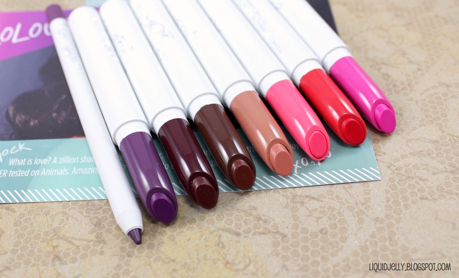 Liquid Jelly [Review+Swatch] ColourPop Cosmetics Lippie Stix, Pencils, & Eyeshadow