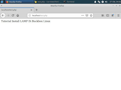Tutorial Install LAMP Di BackBox Linux - Malang Techno