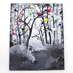 bob ross painting party adults paintings host easy kit paint pink kid fun quirky looks know tutorial