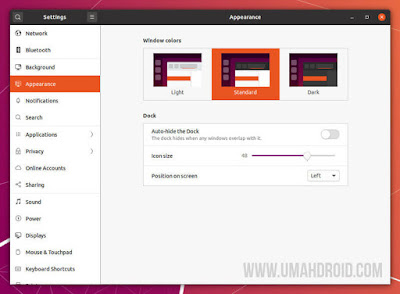 Pengaturan Ganti Tema Ubuntu 20.04 LTS