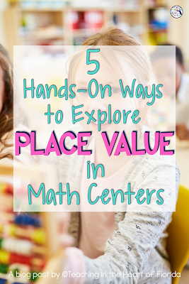 Place Value Math Centers Pin
