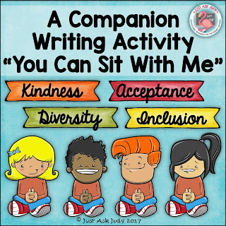 This free resource, perfect for first and second graders, invites students to create a written response to the book "You Can Sit With Me". This free resource, perfect for first and second graders, invites students to create a written response to the book "You Can Sit With Me".