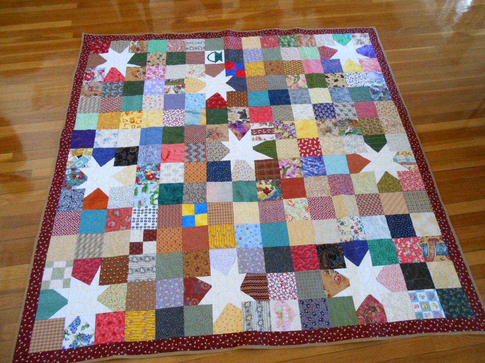 Peace by Piece Quilters: Quilts being finished.....