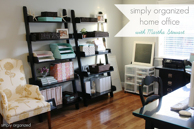 simply organized: simply organized home office - with Martha Stewart