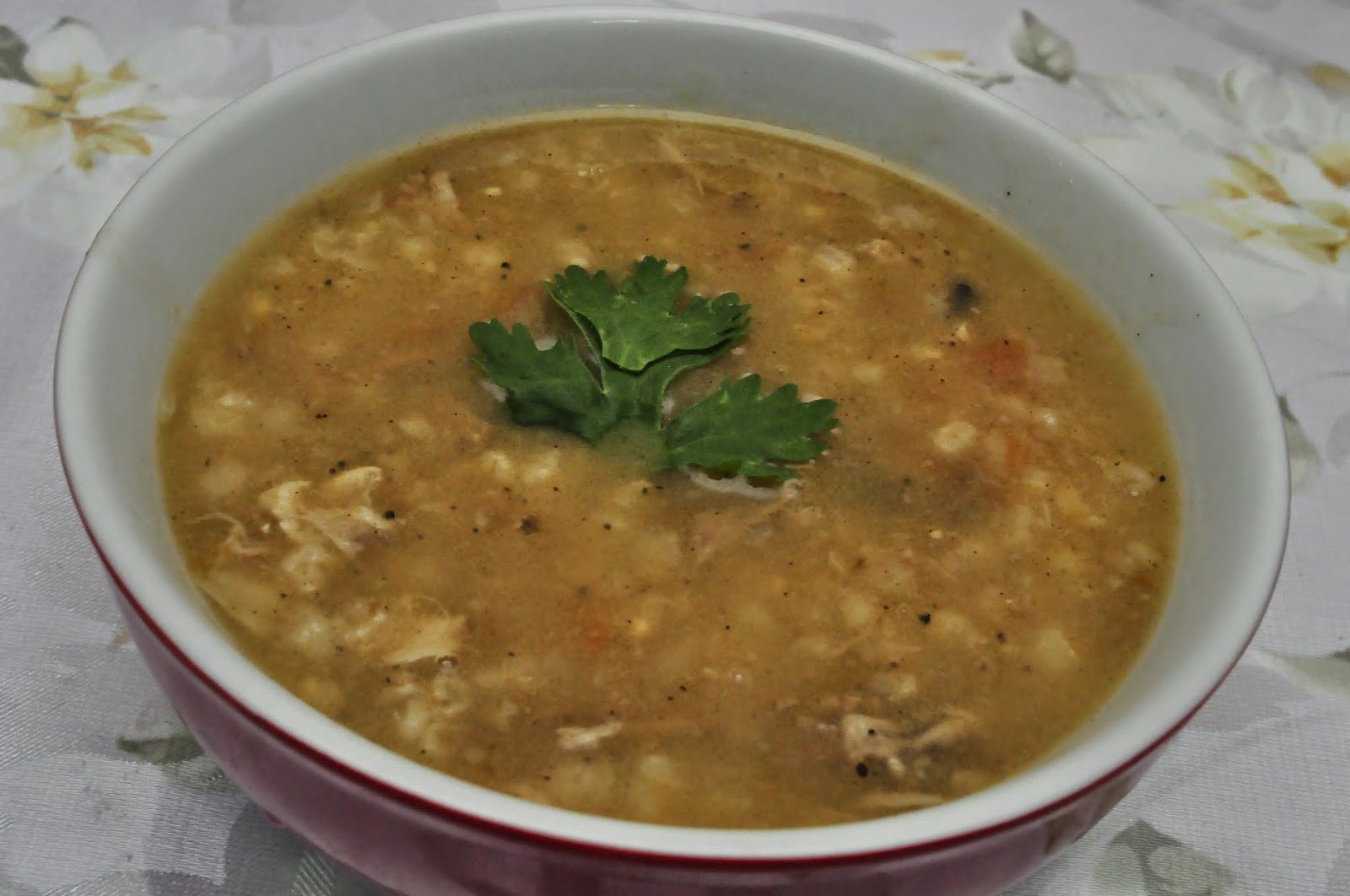 Shurba (Arabic crushed wheat and meat soup) ~ Yes I can cook