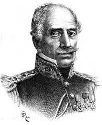 General Ejército Chile BENJAMÍN VIEL GOMETS Bando Patriota  Guerra Independencia Chile (1787-†1868)