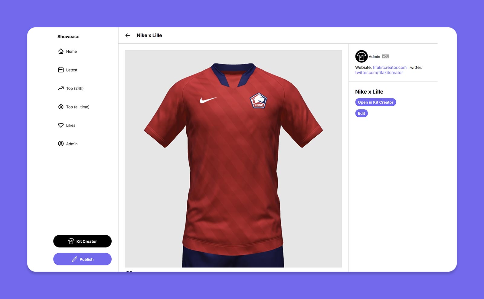 Hajduk Split - Third - Nike - FIFA Kit Creator Showcase