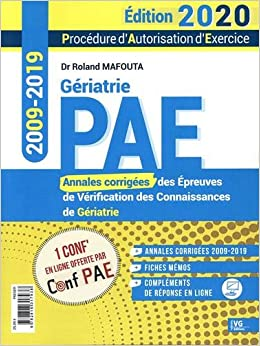 Annales de gériatrie 2009-2019 PAE