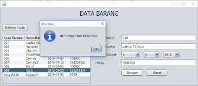 Tutorial Java Netbeans – Cara membuat Tombol Update Ke Database Mysql Memakai Java Netbeans  