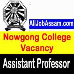 Nagaon College Recruitment 2020