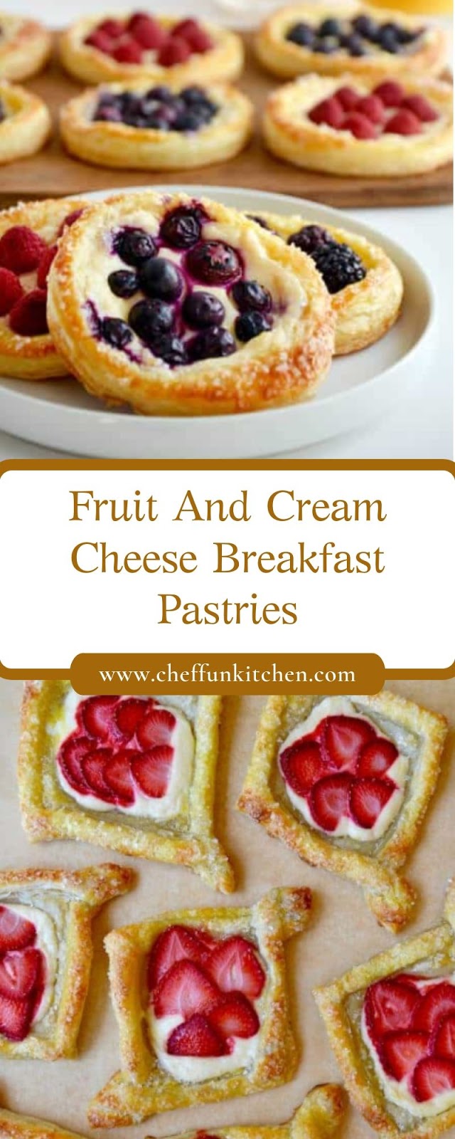 Fruit And Cream Cheese Breakfast Pastries Fruit And Cream Cheese Breakfast Pastries