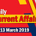 Kerala PSC Daily Malayalam Current Affairs 13 Mar 2019