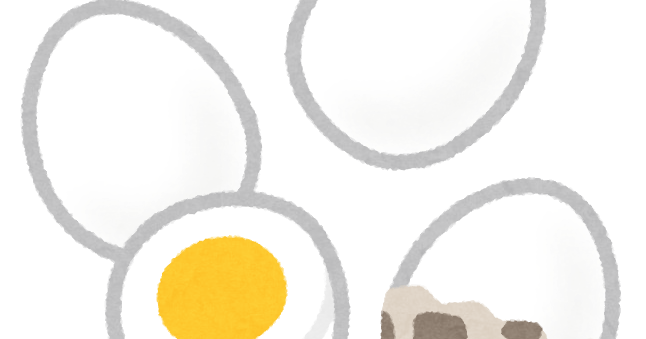 うずらのゆで卵のイラスト かわいいフリー素材集 いらすとや
