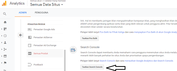 pemasangan google search console