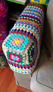 crochet armrest cover pattern