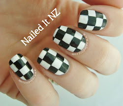 nail checkered nails came tutorial