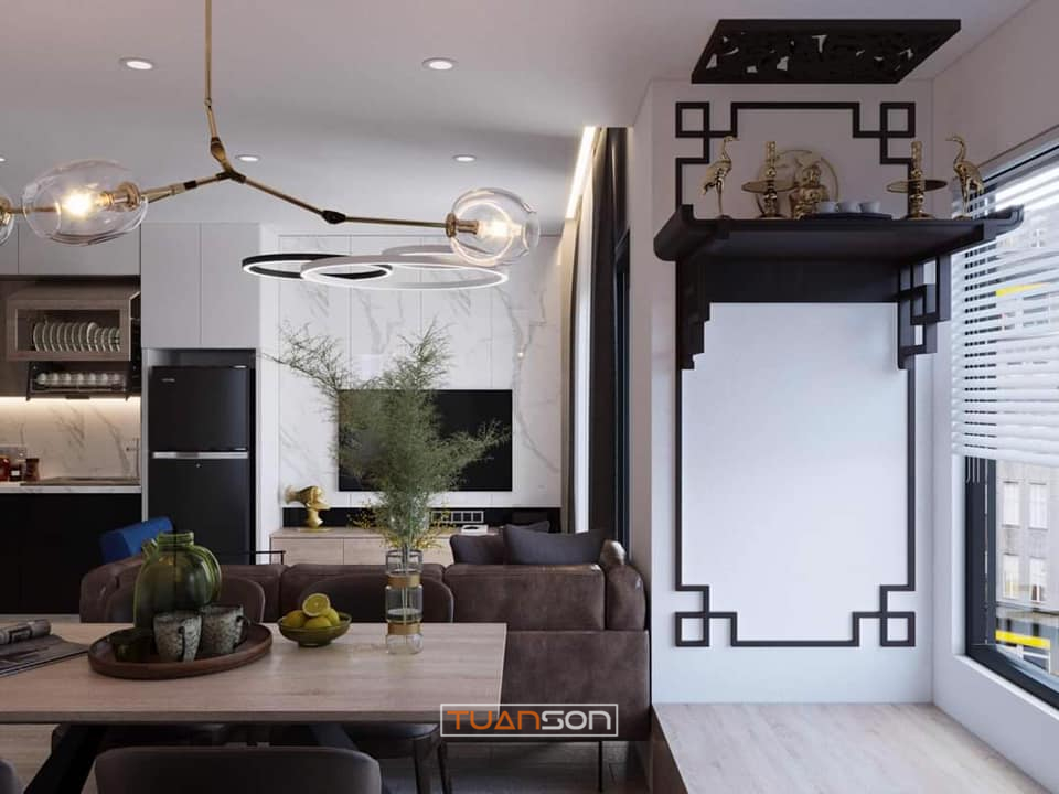 Thiết Kế Nội Thất Căn 65m2 Vinhomes Smart City hiện đại sang trọng Thiết Kế Nội Thất Căn 65m2 Vinhomes Smart City hiện đại sang trọng