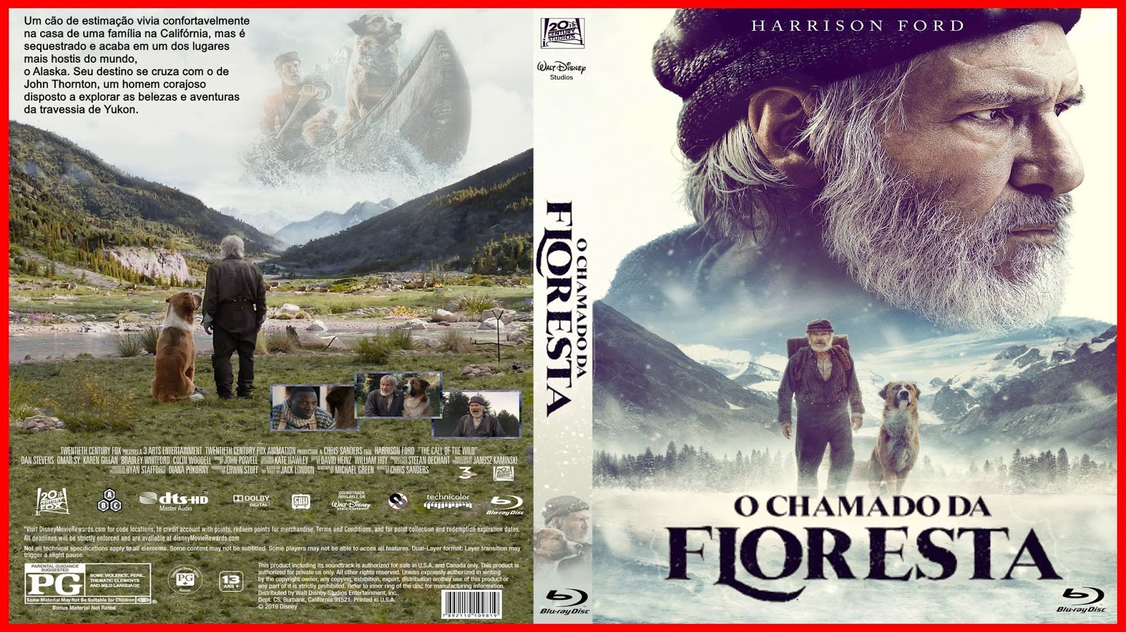 CAPAS DVDR GRATIS O Chamado da Floresta (2020) Blu Ray CAPAS DVDR GRATIS O Chamado da Floresta (2020) Blu Ray